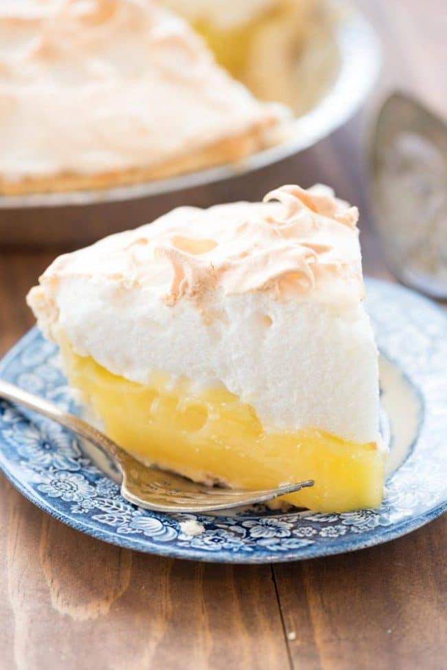 Lemon Meringue Pie from Crazy for Crust: The Ultimate Thanksgiving Menu Plan from make-ahead slow cooker turkey and peacan topped sweet potatoes to cranberry appetizers and pumpkin creme brulee. You’ll find family favorite Thanksgiving recipes that will have them coming back for more!! Get all the Thanksgiving Menu Recipes at TidyMom.net