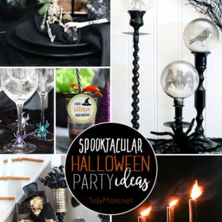 Spooktacular Halloween Party Ideas that are easier to make than you might think!! Get all the hauntingly easy details at TidyMom.net