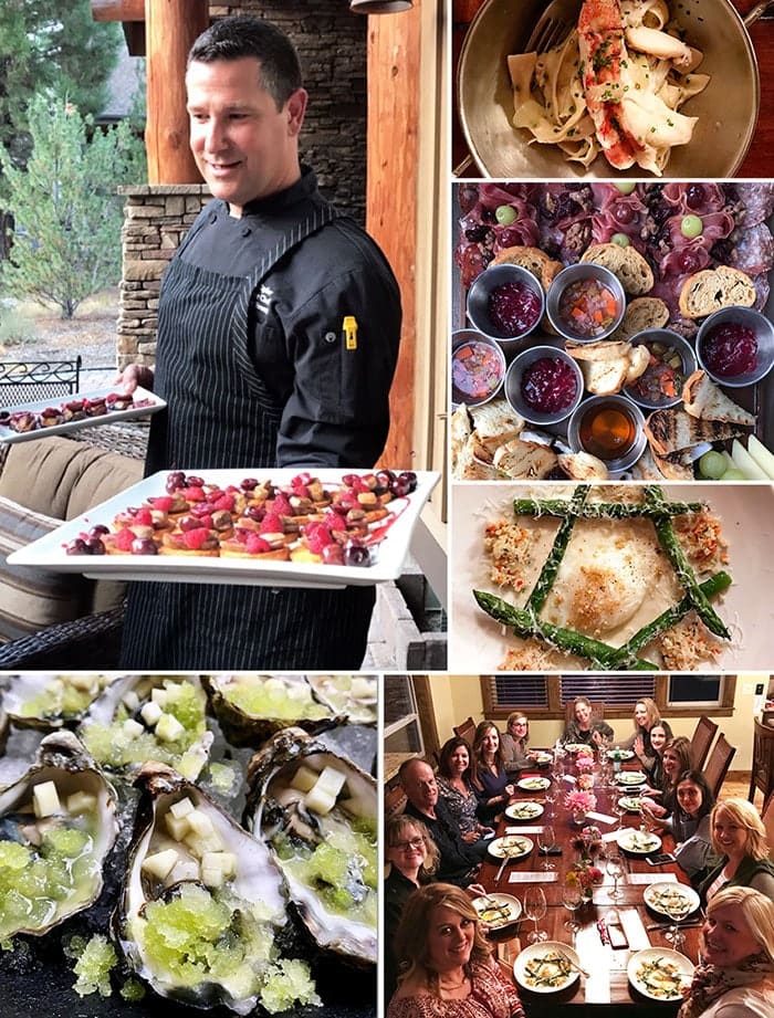 Sunriver Resort in Central Oregon should be on your travel bucket list! Be prepared to fall in love! Chef Travis with Sunriver Resort came to the house and prepared a phenomenal five-course meal for us one night. Details at TidyMom.net