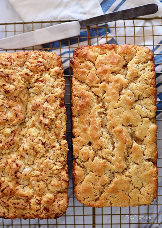 Hard Apple Cider Bread Loves on cooling rack