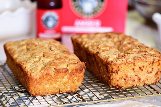 If you enjoy beer bread, you need to try this Hard Apple Cider Bread for fall!! It’s super simple to make and the perfect companion to soups, dips and more! Print the full recipe at TidyMom.net