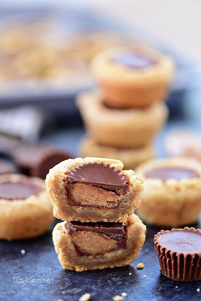 f you like Reese’s Peanut Butter Cups, you’re going to LOVE these Peanut Butter Cup Cookies. They are super easy to make, if you follow a few tips I’m sharing. Get the cookie cups recipe and tips at TidyMom.net