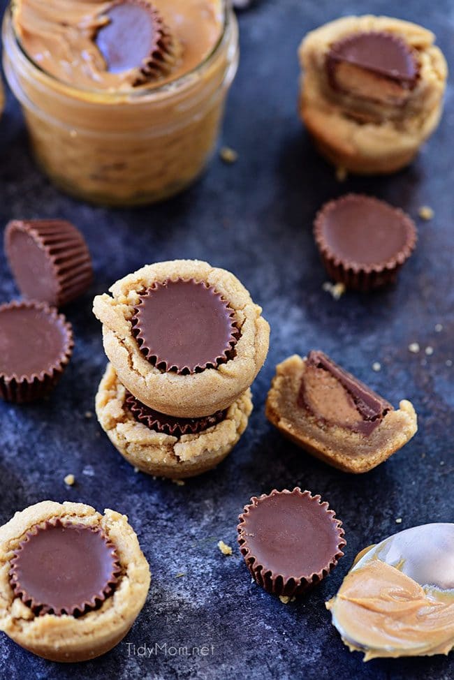 f you like Reese’s Peanut Butter Cups, you’re going to LOVE these Peanut Butter Cup Cookies. They are super easy to make, if you follow a few tips I’m sharing. Get the cookie cups recipe and tips at TidyMom.net