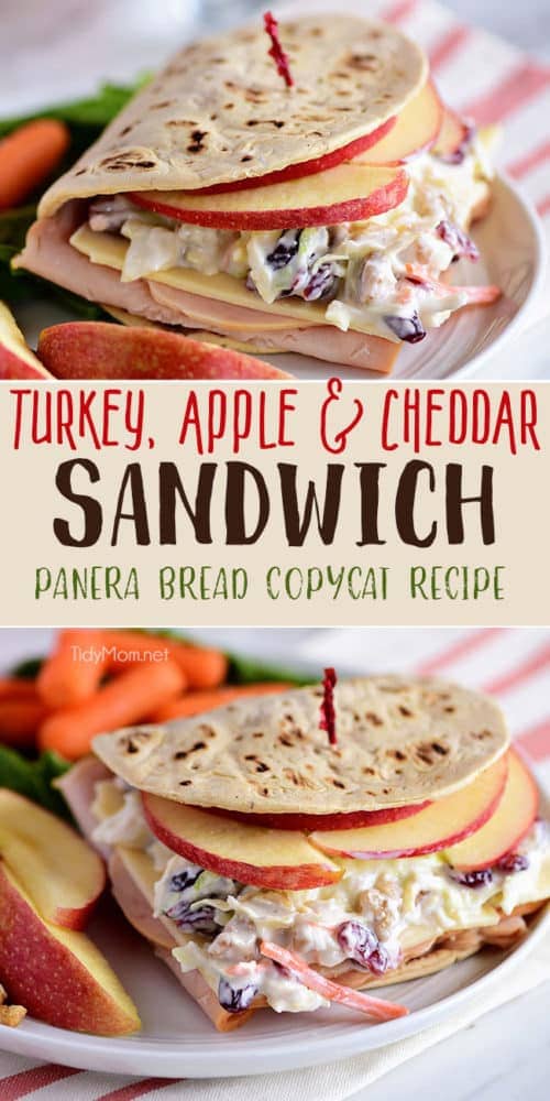 Roasted Turkey, Apple & Cheddar Sandwich | TidyMom®
