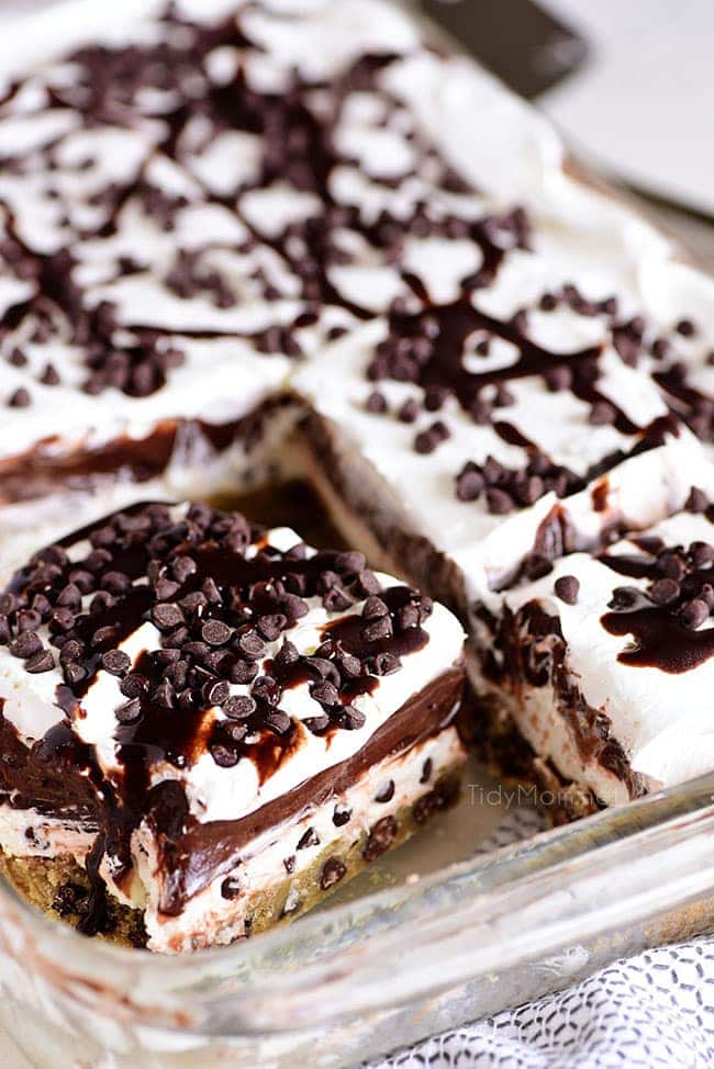 Chocolate Chip Cookie Layered Delight