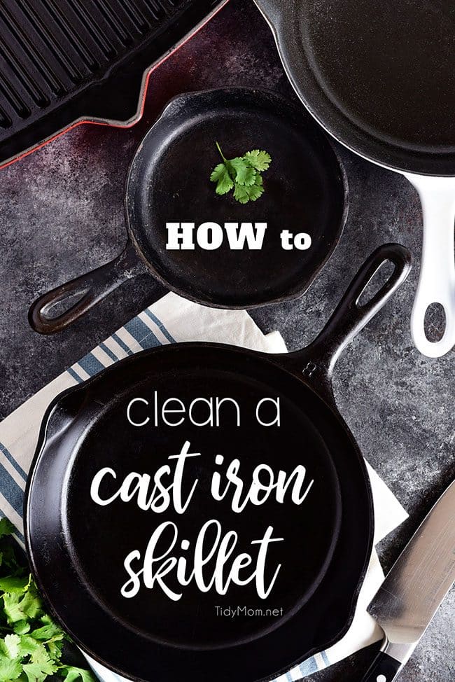 How to clean a cast iron skillet and season it for longevity