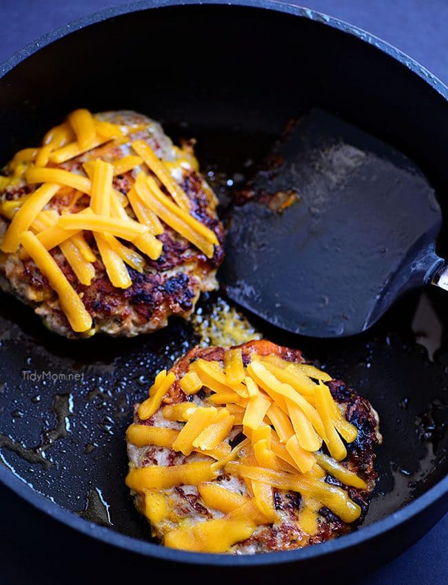 Pork and apples go together like peanut butter and jelly. Add rosemary and sharp cheddar you’ve elevated the flavors to a whole new dimension. Mix-up burger night with these Apple Cheddar Pork Burgers for an unexpected flavor they’re going to love!