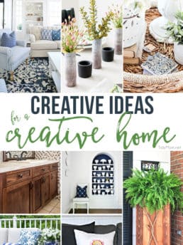 Creative Ideas for a Creative Home. Visit TidyMom.net for all the details #homedecor