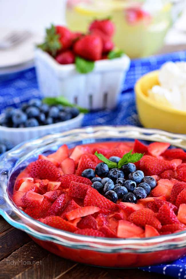 Crustless fresh strawberry pie video tidymom 