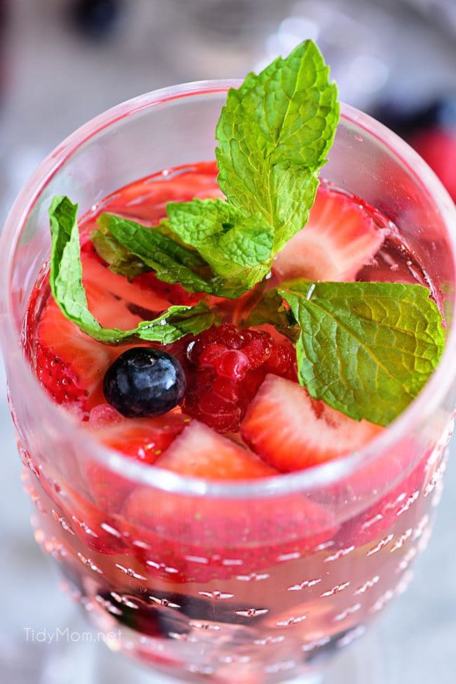 Apple and Berry Rosé Sangria - This Mess is Ours