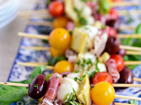 Antipasto Skewers Easy Party Appetizer Tidymom