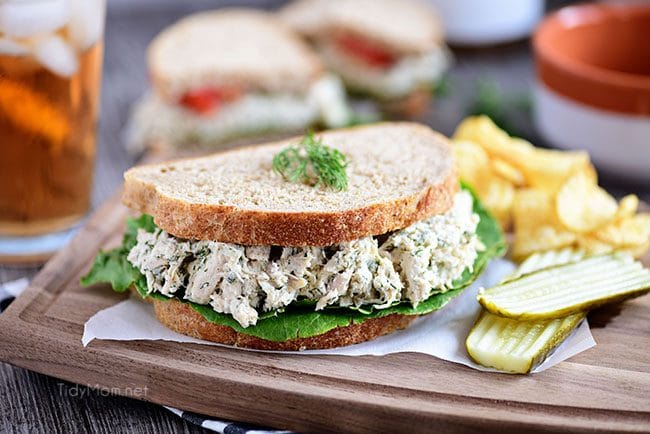 Creamy Dill Chicken Salad - TidyMom®