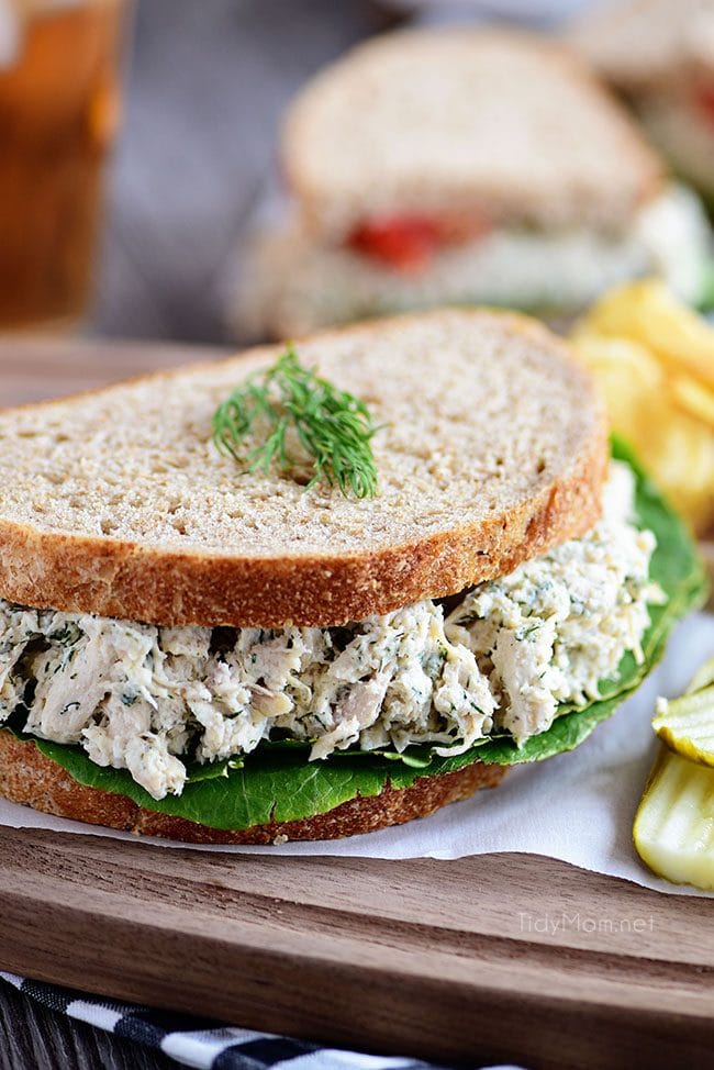 Creamy Dill Chicken Salad - TidyMom®