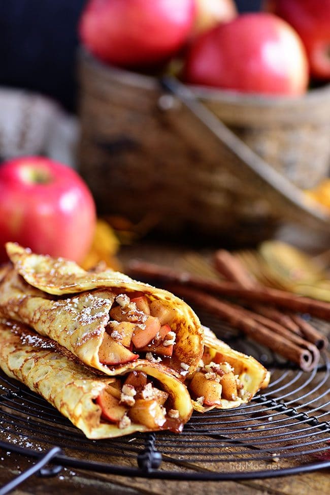 Apple Crepes are the perfect dessert crepes.