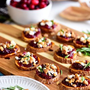 Cranberry Walnut Sweet Potato Rounds {VIDEO} - TidyMom®