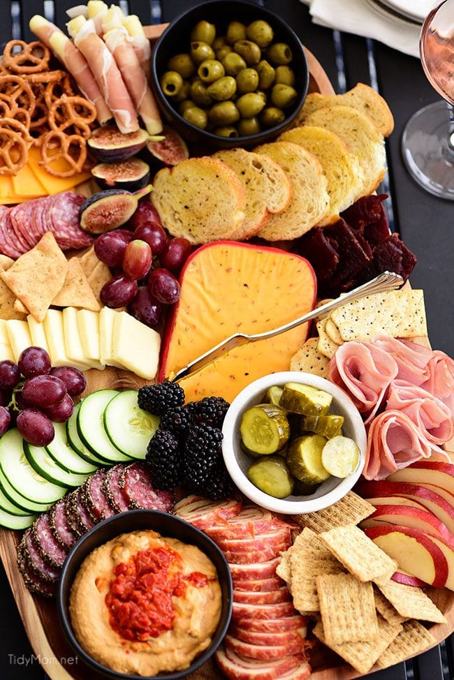 Easy and Elegant Meat and Cheese Board - TidyMom®