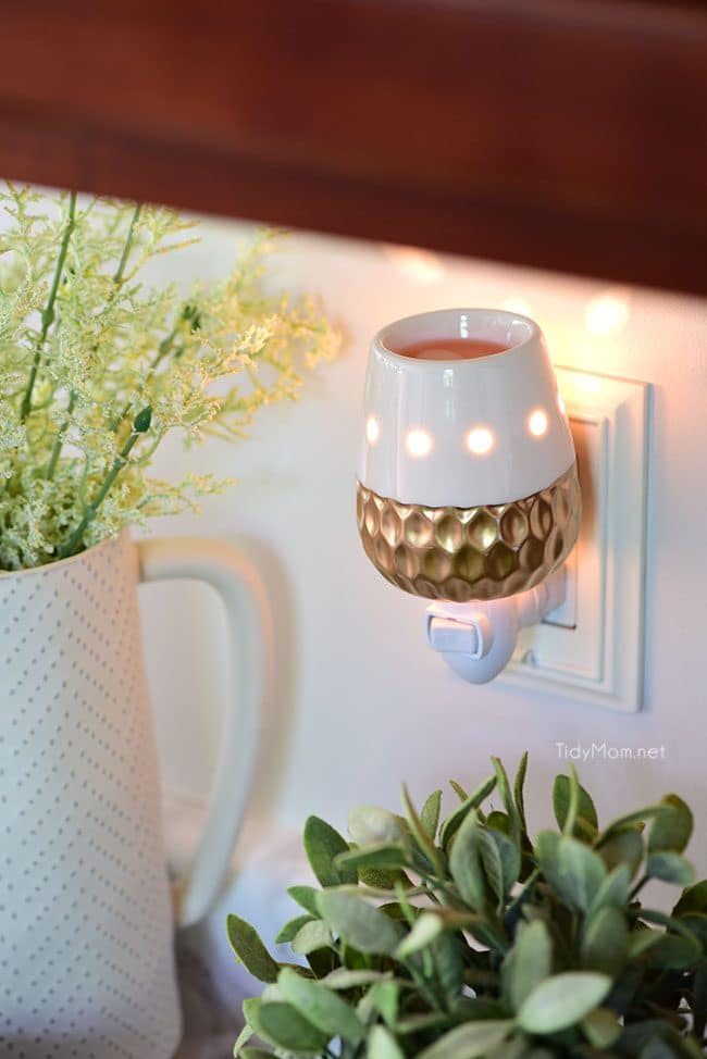 Make your home smell good with a plug-in wax warmer