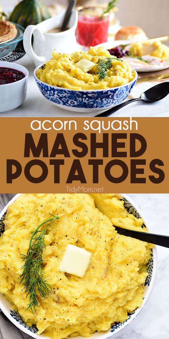Acorn Squash Mashed Potatoes TidyMom®