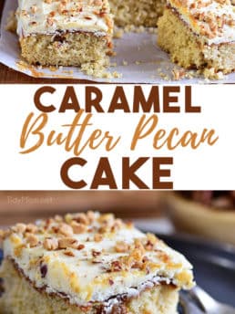 Caramel Butter Pecan Cake With Bourbon Frosting