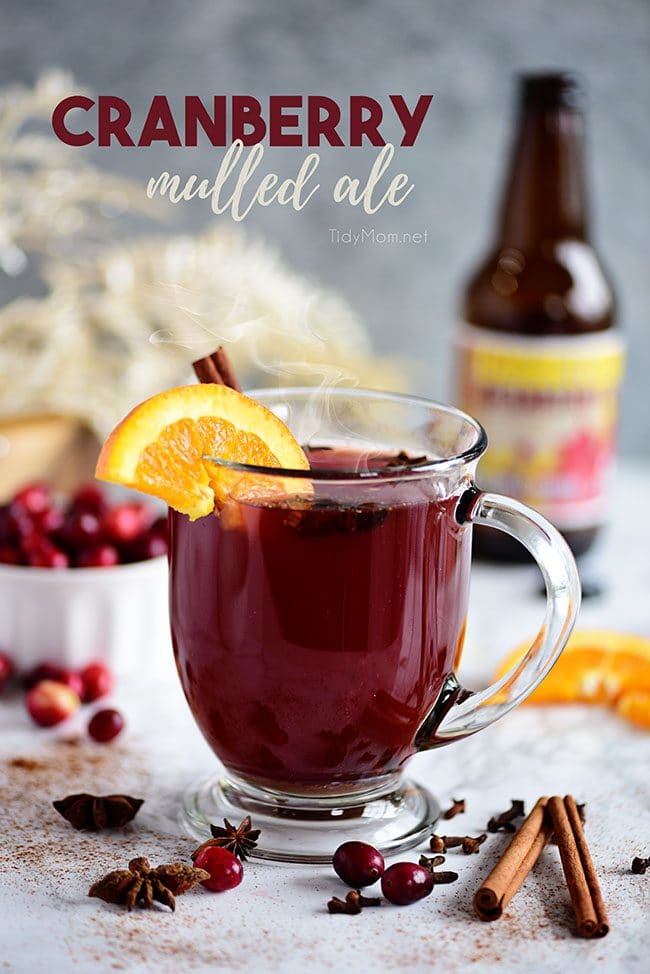 hot Cranberry Mulled Ale