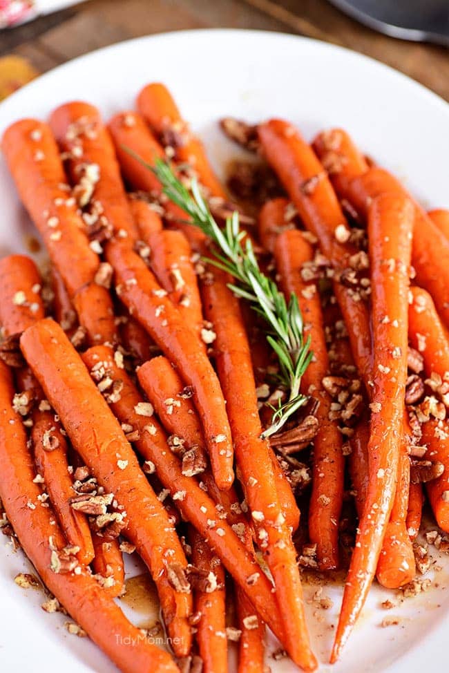 Pecan Pie Glazed Carrots TidyMom®