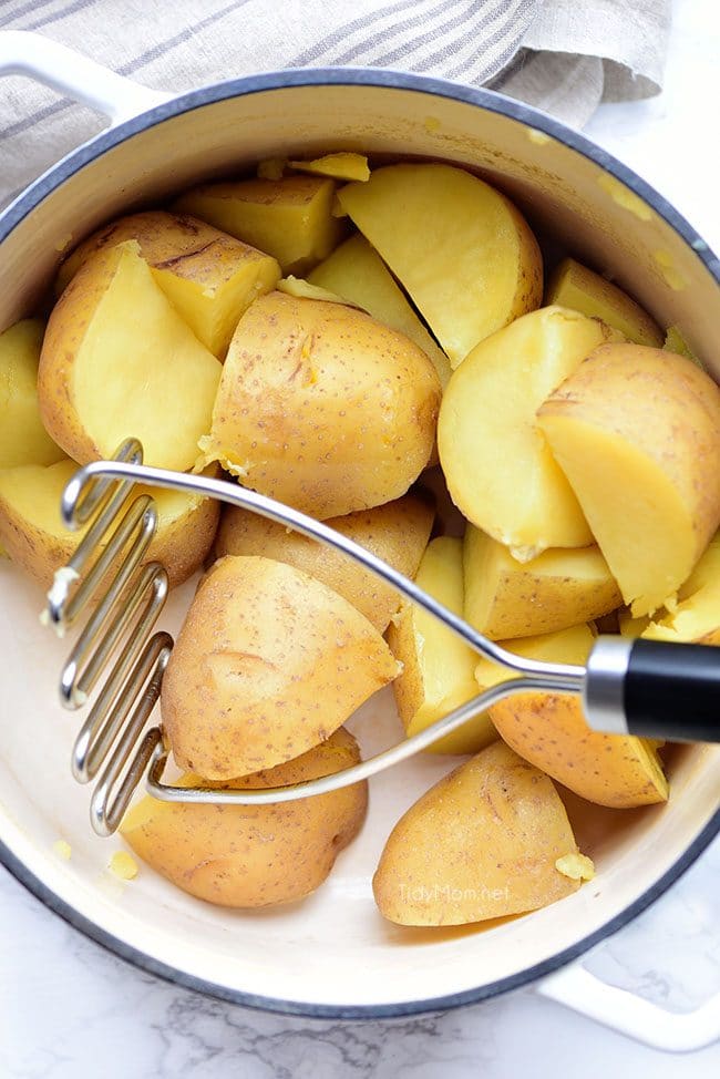 Yukon Gold Potatoes in a pot