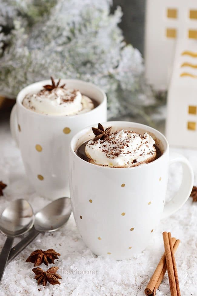 Butterscotch Schnapps Spiked Hot Chocolate - TidyMom®