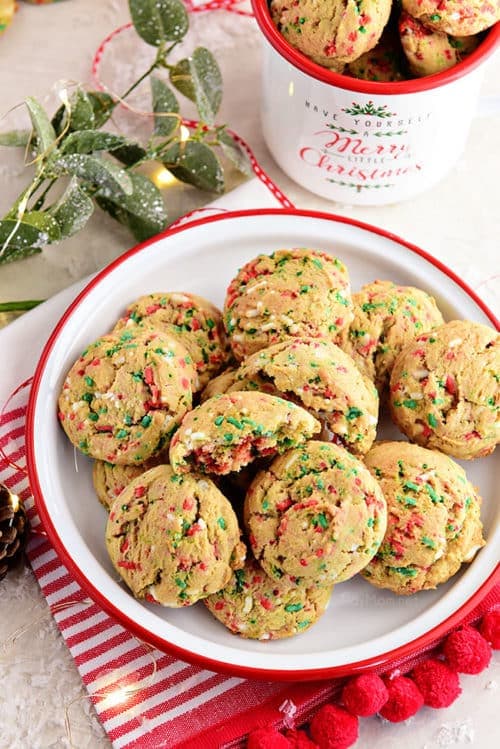 Soft-Baked Christmas Sprinkle Cookies {VIDEO} - TidyMom®