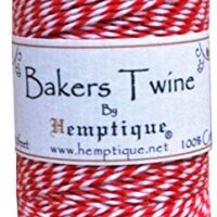 Hemptique bts2red-w Baker's Twine Spool 50-Gram, Red