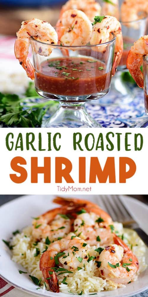 Garlic Roasted Shrimp {VIDEO} - TidyMom®