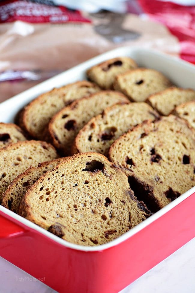 cinnamon in pan to make Gingerbread French Toast 