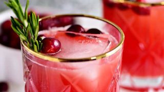 close up of RUDOLPH’S TIPSY SPRITZER