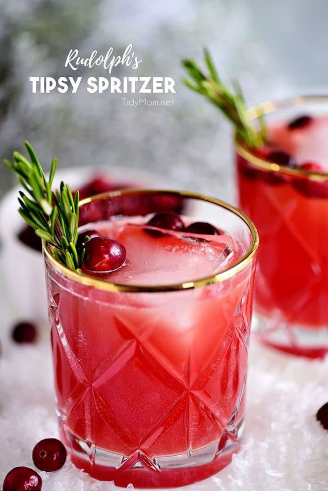 RUDOLPH’S TIPSY SPRITZER cocktail
