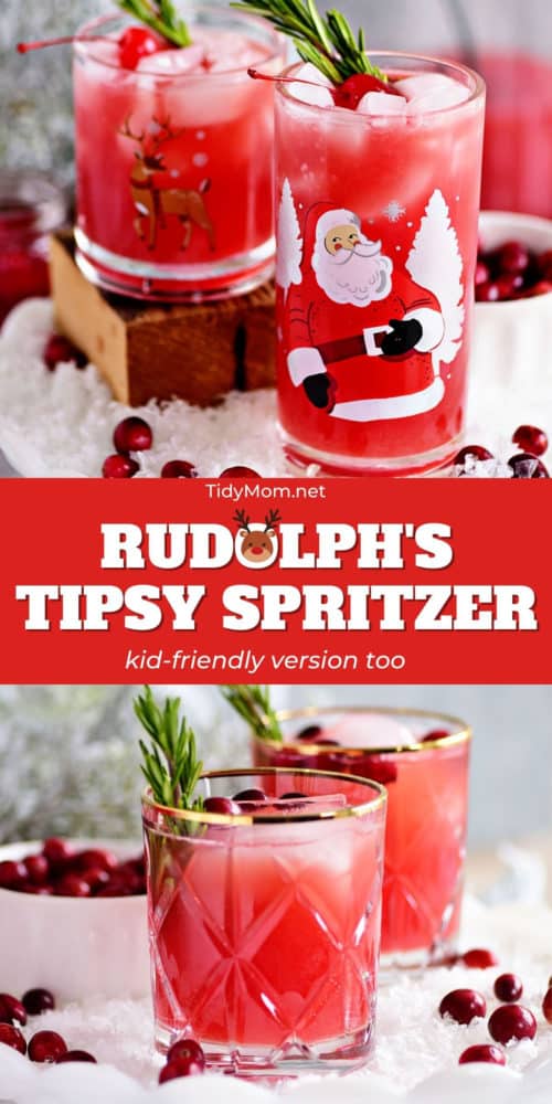 Rudolph's Tipsy Spritzer {VIDEO} - TidyMom®