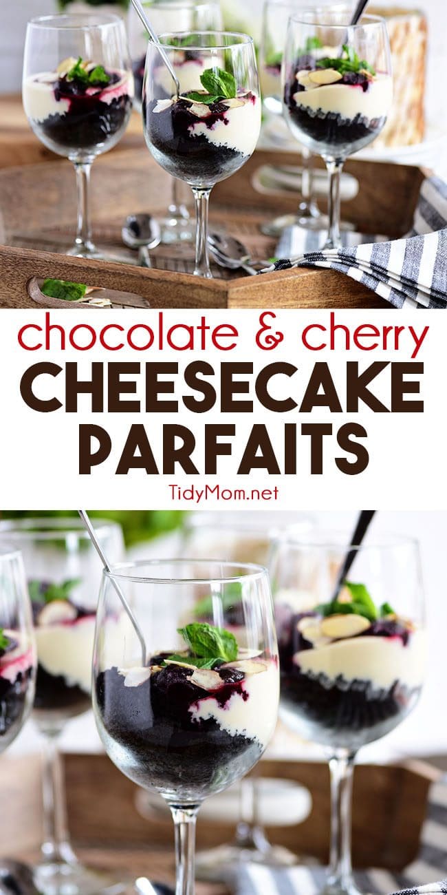 Cheesecake Parfaits photo collage