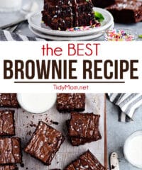 the best brownies recipe photo collage