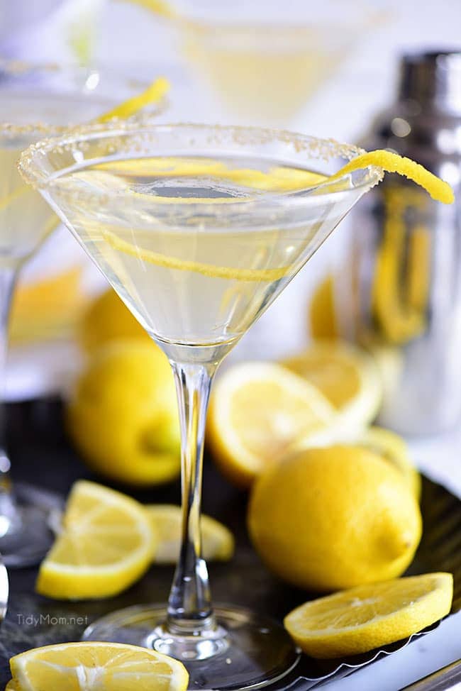 Lemon Drop Martini with Elderflower TidyMom®