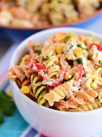 serving of Taco Pasta Salad