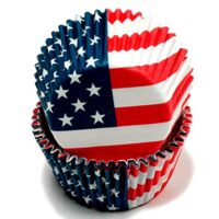 American Flag Cupcake Liners