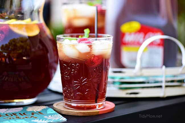 Raspberry Hard Iced Tea Cocktail Tidymom