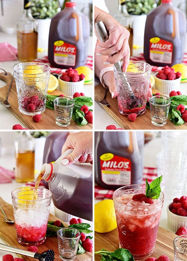 Raspberry Hard Iced Tea Cocktail TidyMom®