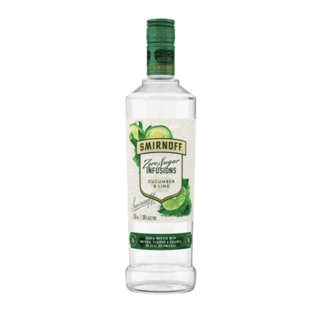 Smirnoff Sugar Free Cucumber Lime Vodka 