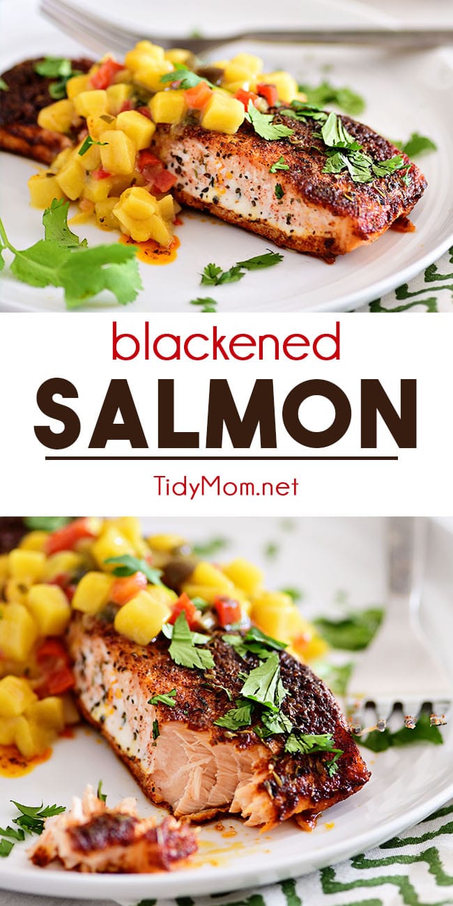 Blackened Salmon Fillets On The Grill - TidyMom®