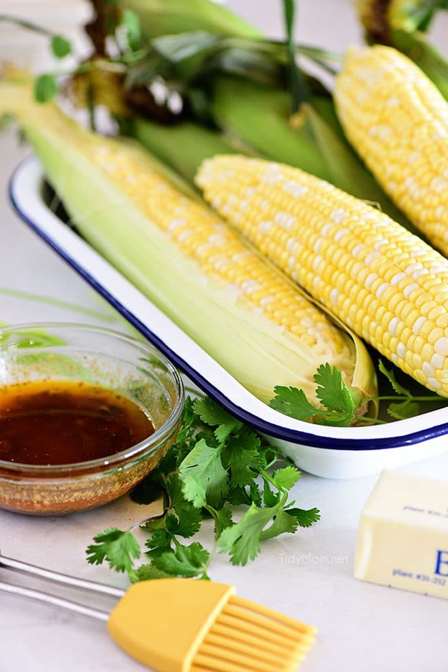 sweet summer corn on the cob