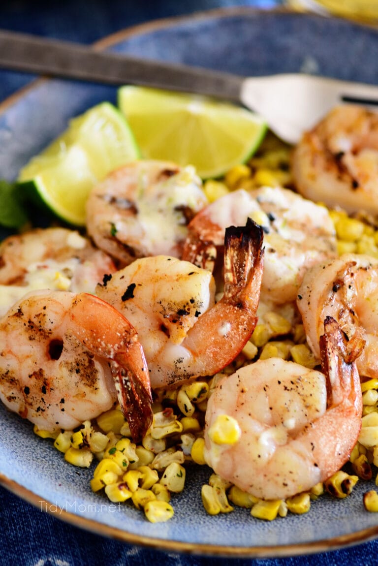 Zesty Lime Grilled Shrimp Bowl with Roasted Corn - TidyMom®