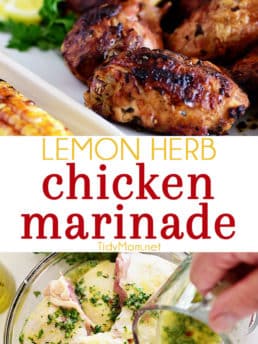 easy lemon herb chicken marinade for and grilled chicken