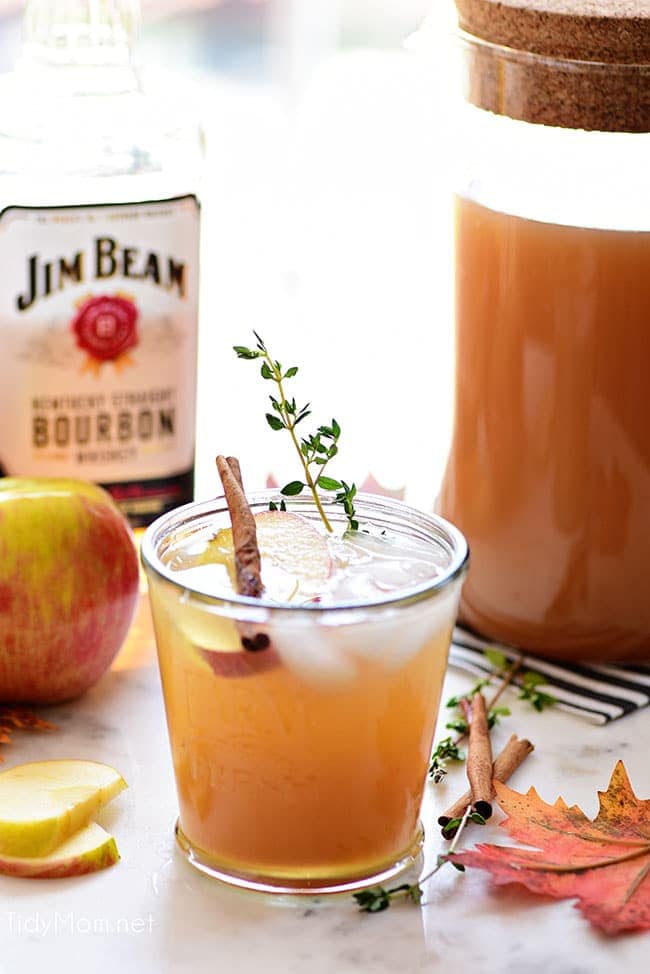 Easy Bourbon Apple Cider Cocktail Video Tidymom®