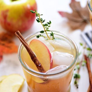 bourbon apple cider cocktail