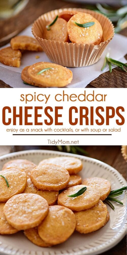 Savory Shortbread Cheese Crisps {VIDEO} - TidyMom®