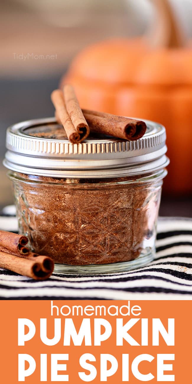 pumpkin pie spice in a jar